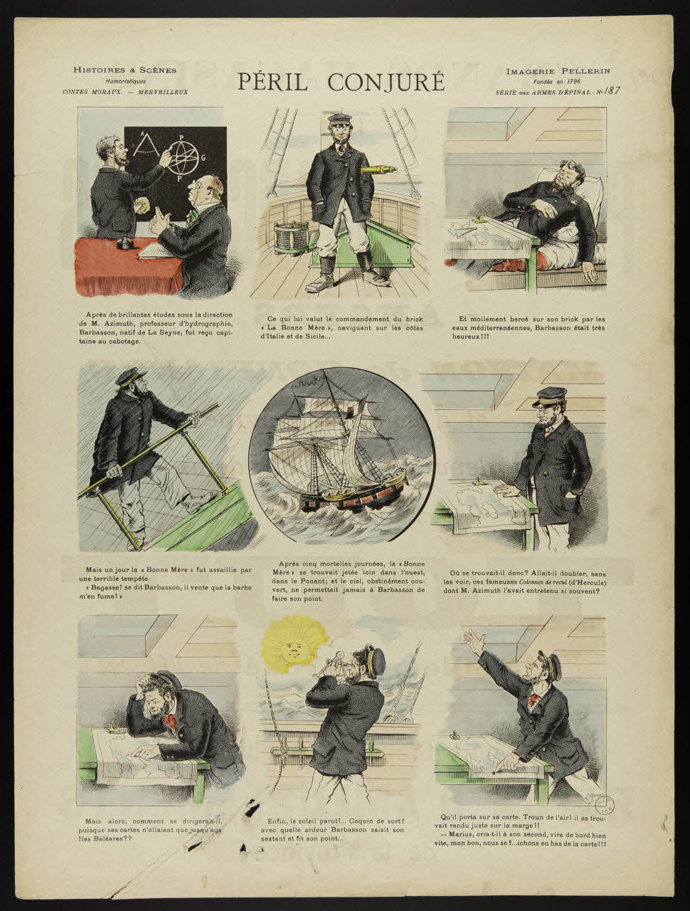 Gino L. ; Pellerin à compartiments (3 x 3) PERIL CONJURE Lorraine, France 1896 1998.37.87 Photo