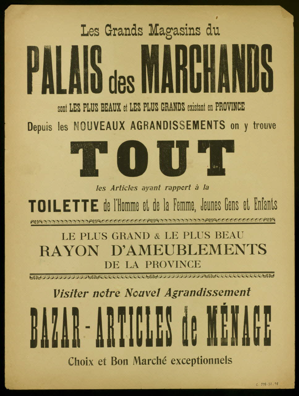 D.D. ; Pellerin à compartiments Un Jouet inattendu Lorraine, France 1896 1998.37.97 Photo