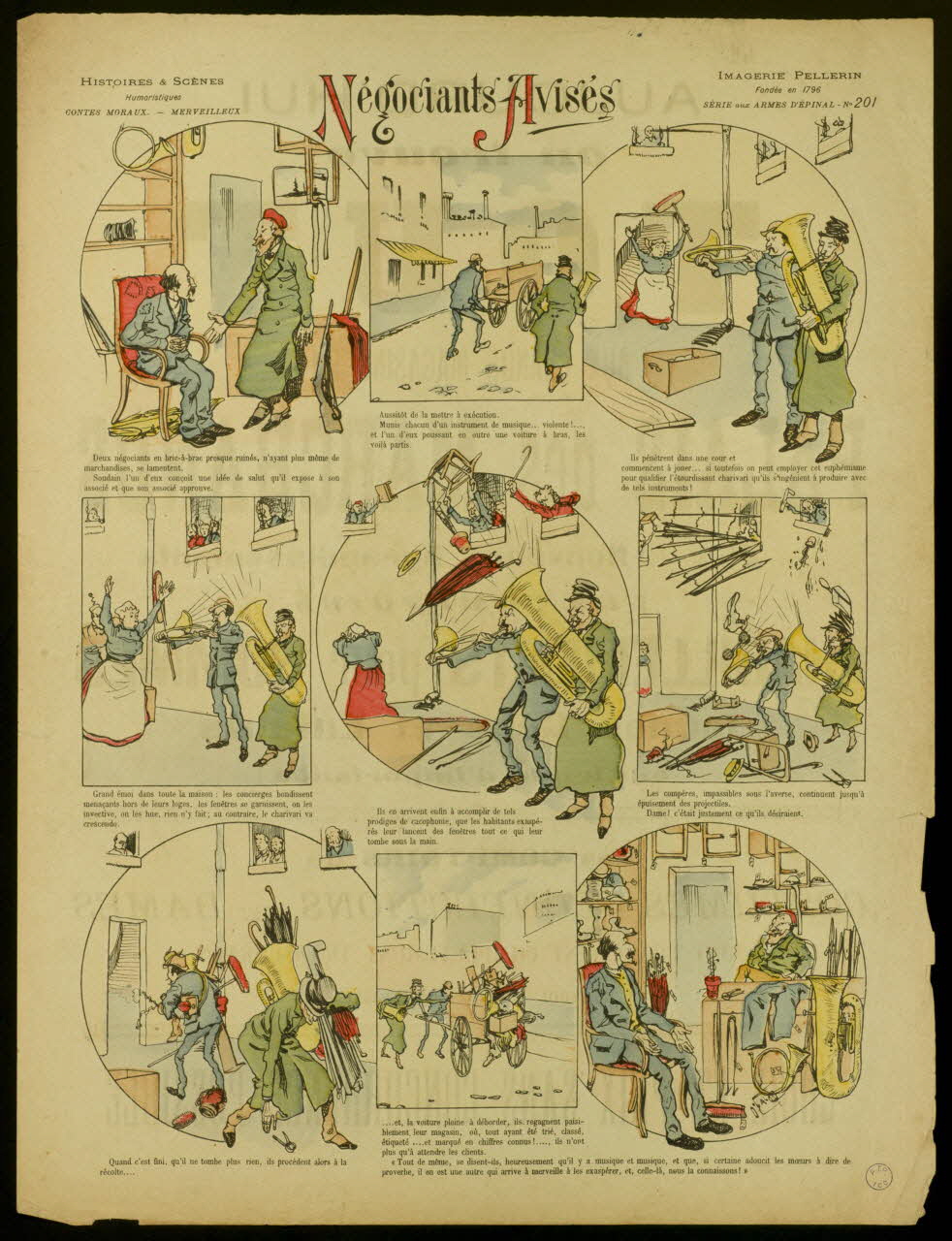 O'Galop ; Pellerin à compartiments Négociants Avisés Lorraine, France 1897 1998.37.98 Photo