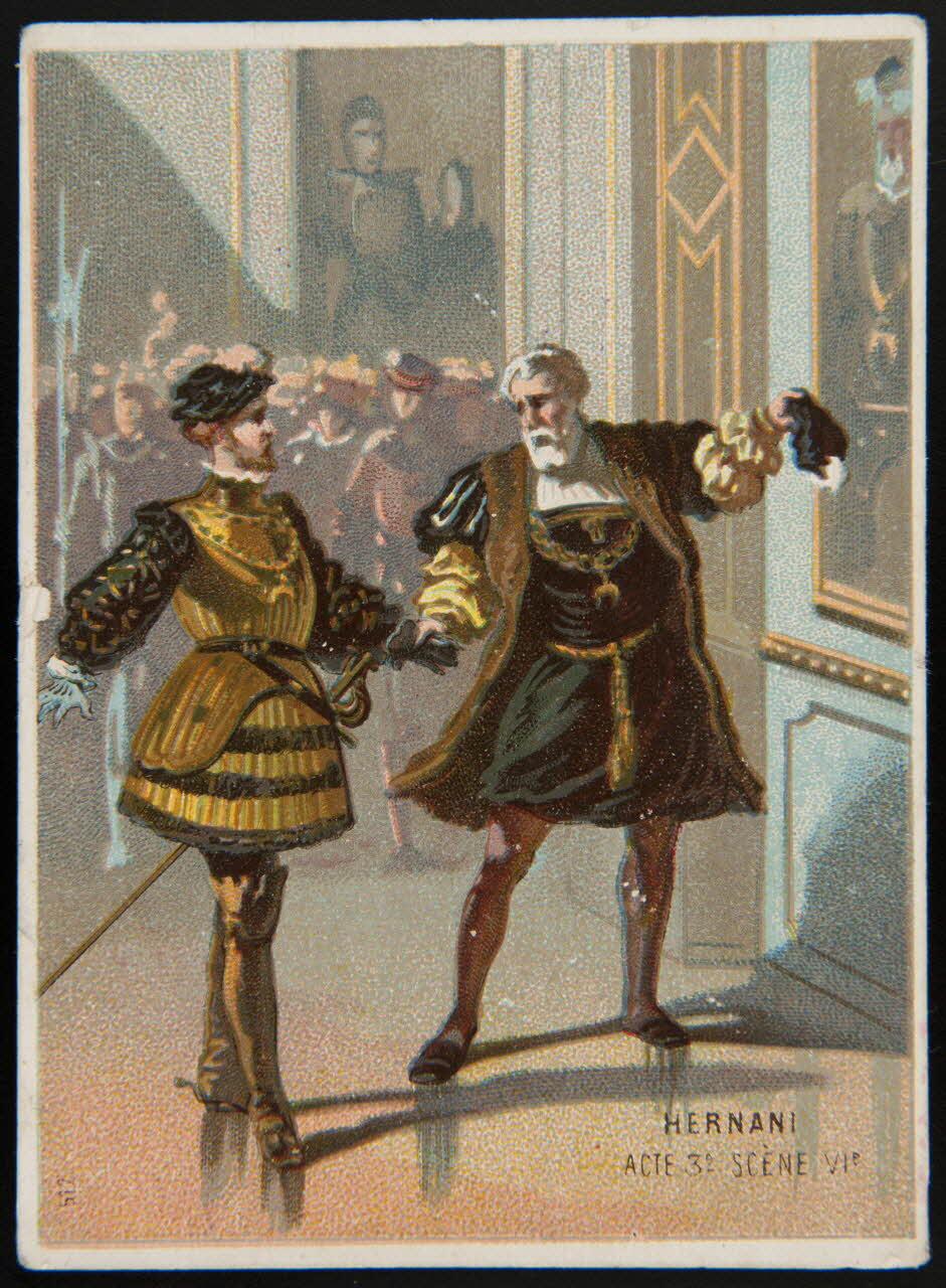 carte réclame HERNANI  ACTE 3e SCENE VIe 1998.77.101.1 Photo
