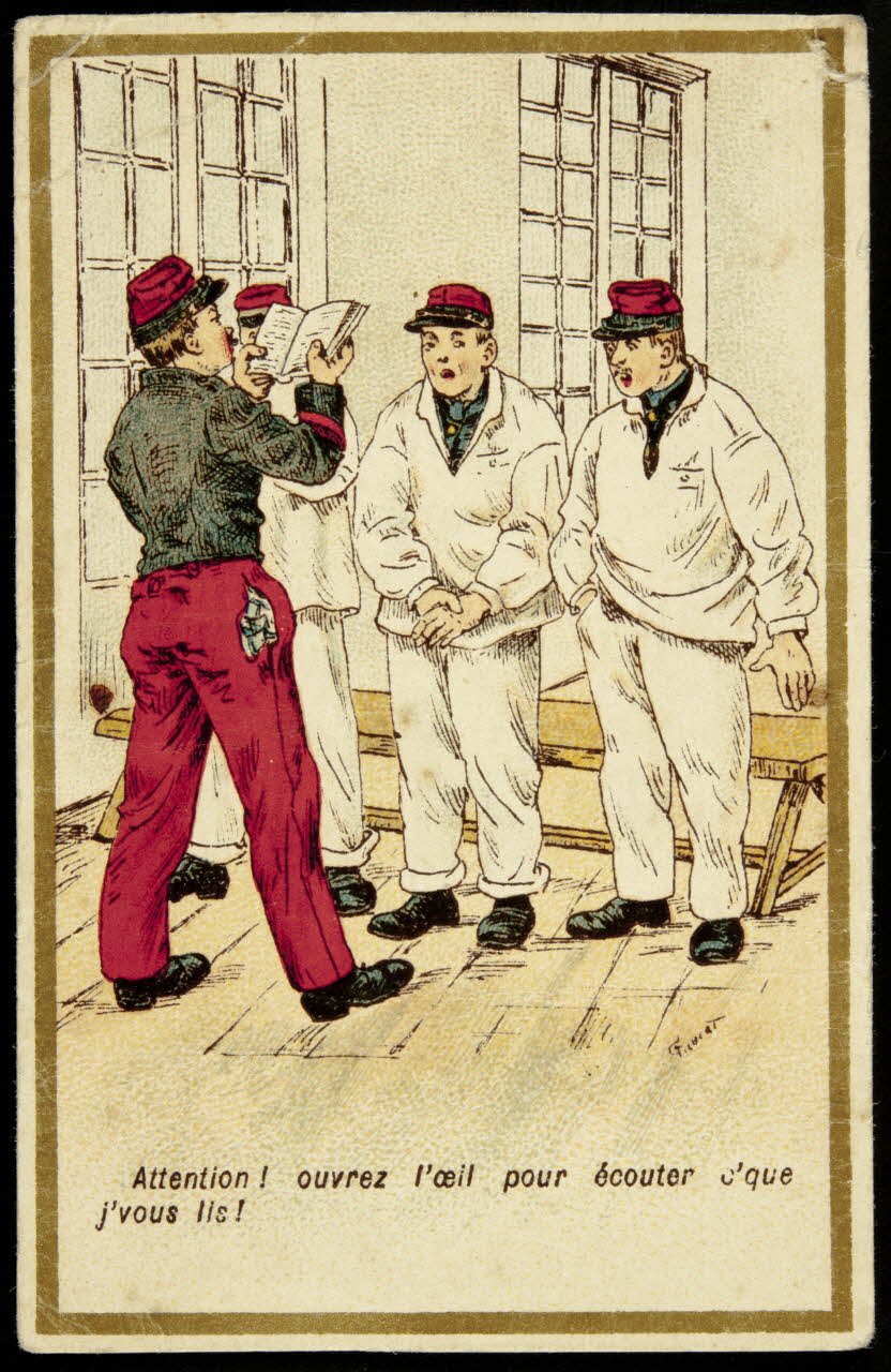 carte réclame Attention ! ouvrez l'oeil pour écouter c'que  j'vous dis ! 1998.77.102.1 Photo