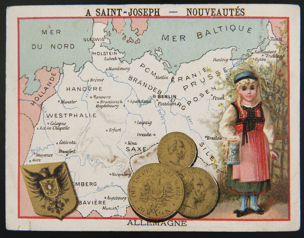 carte réclame ALLEMAGNE 1998.77.105.2 Photo