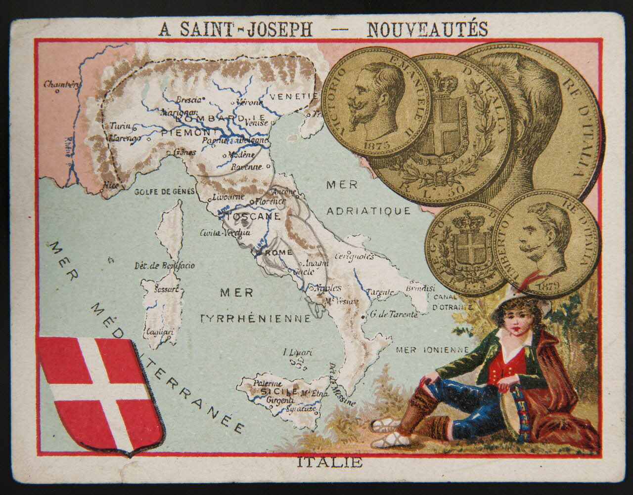 carte réclame ITALIE 1998.77.105.4 Photo