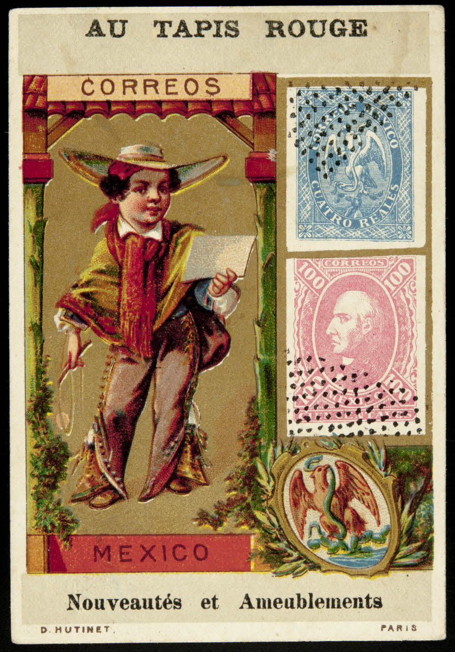D. Hutinet carte réclame CORREOS  MEXICO Paris 1880-1890 1998.77.107.3 Photo