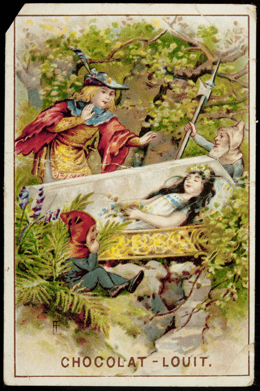 carte réclame La Belle au bois dormant 1998.77.114.2 Photo