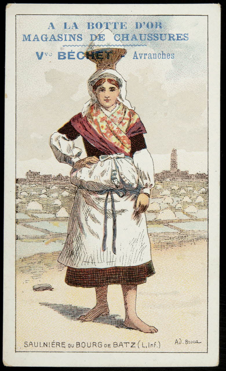 carte réclame SAULNIERE DU BOURG DE BATZ (L. Inf.) 1998.77.116.1 Photo