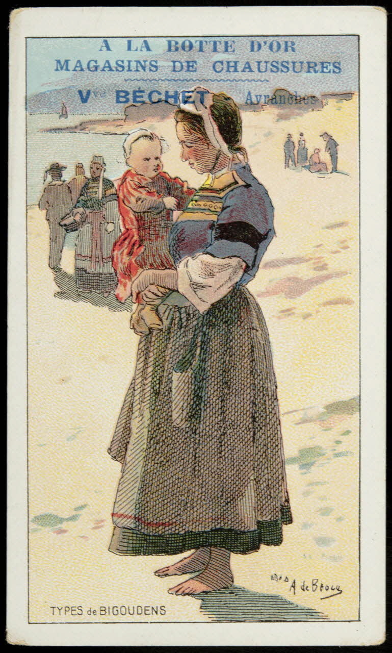 carte réclame TYPES de BIGOUDENS 1998.77.116.2 Photo