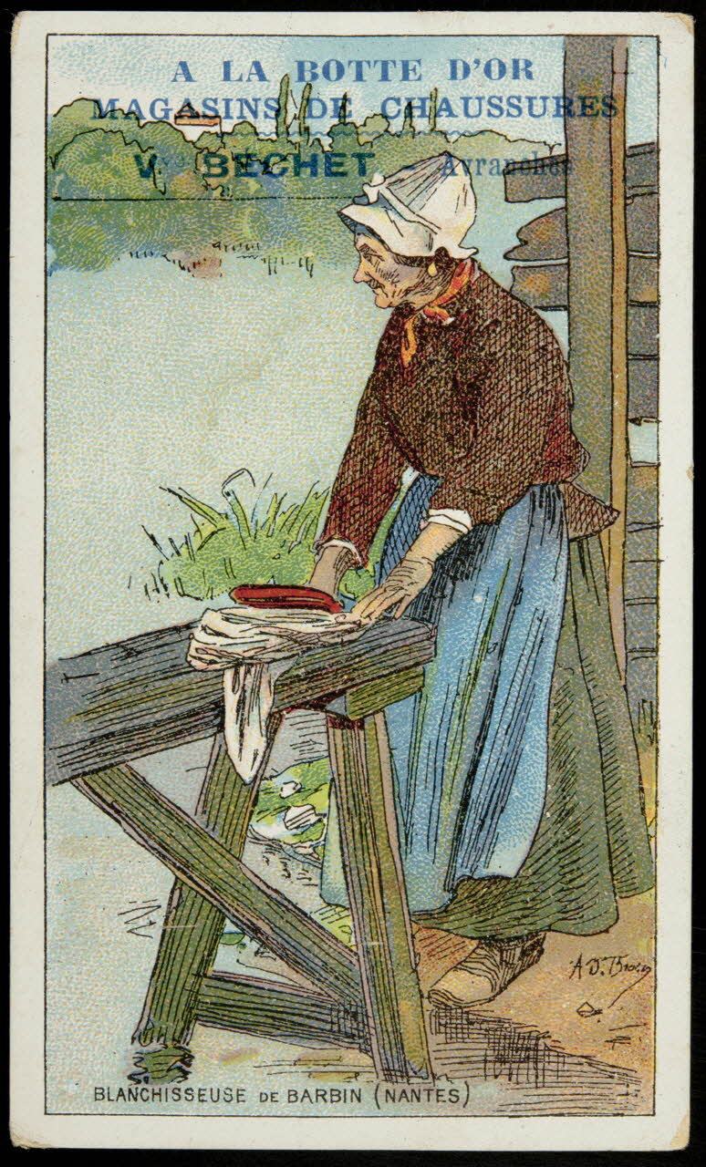 carte réclame BLANCHISSEUSE DE BARBIN (NANTES) 1998.77.116.5 Photo