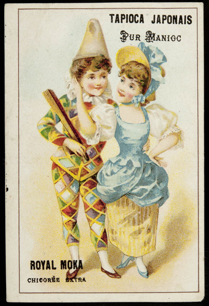 carte réclame Arlequin est préféré 1998.77.118.2 Photo