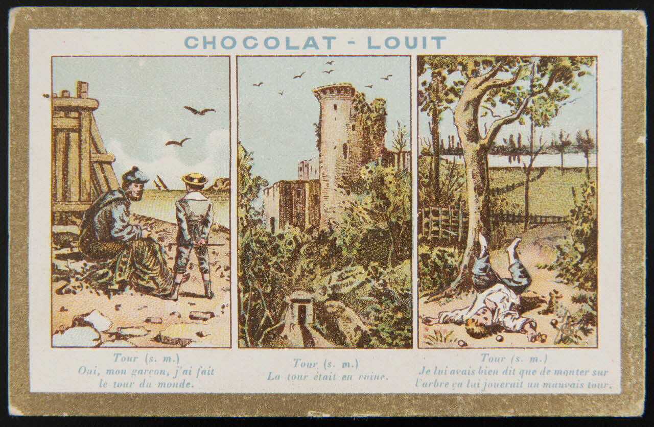 carte réclame Tour (s. m.)  Tour (s. m.)  Tour (s. m.) 1998.77.121.4 Photo