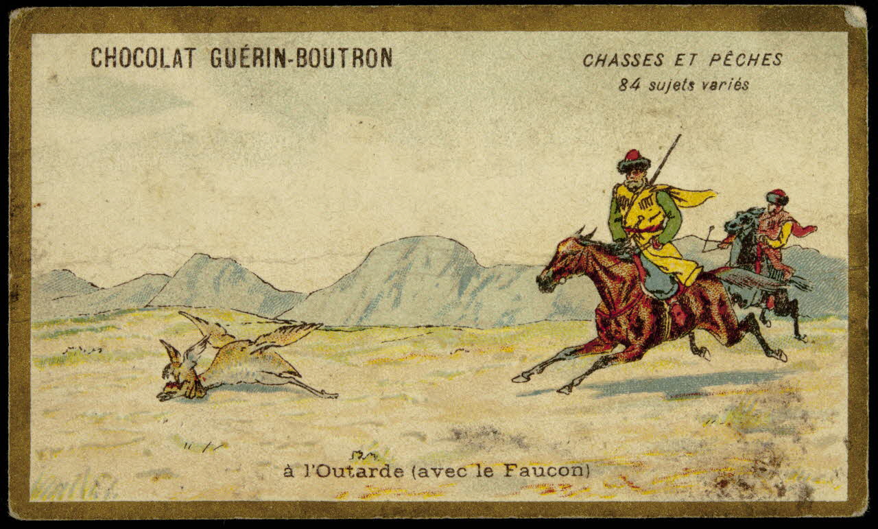 carte réclame CHASSES ET PECHES  à l'Outarde (avec le Faucon) 1998.77.135.17 Photo