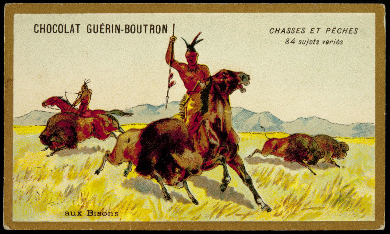 carte réclame CHASSES ET PECHES  aux Bisons 1998.77.135.3 Photo