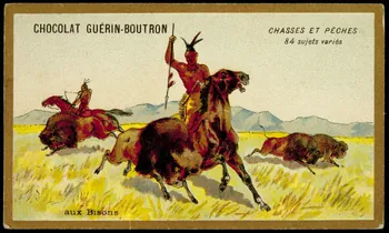 carte réclame CHASSES ET PECHES  aux Bisons 1998.77.135.3 Photo