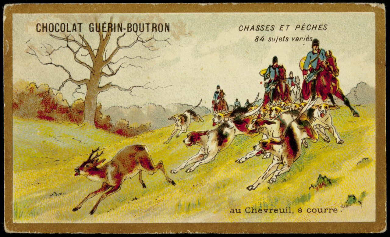 carte réclame CHASSES ET PECHES  au Chevreuil, à courre 1998.77.135.6 Photo