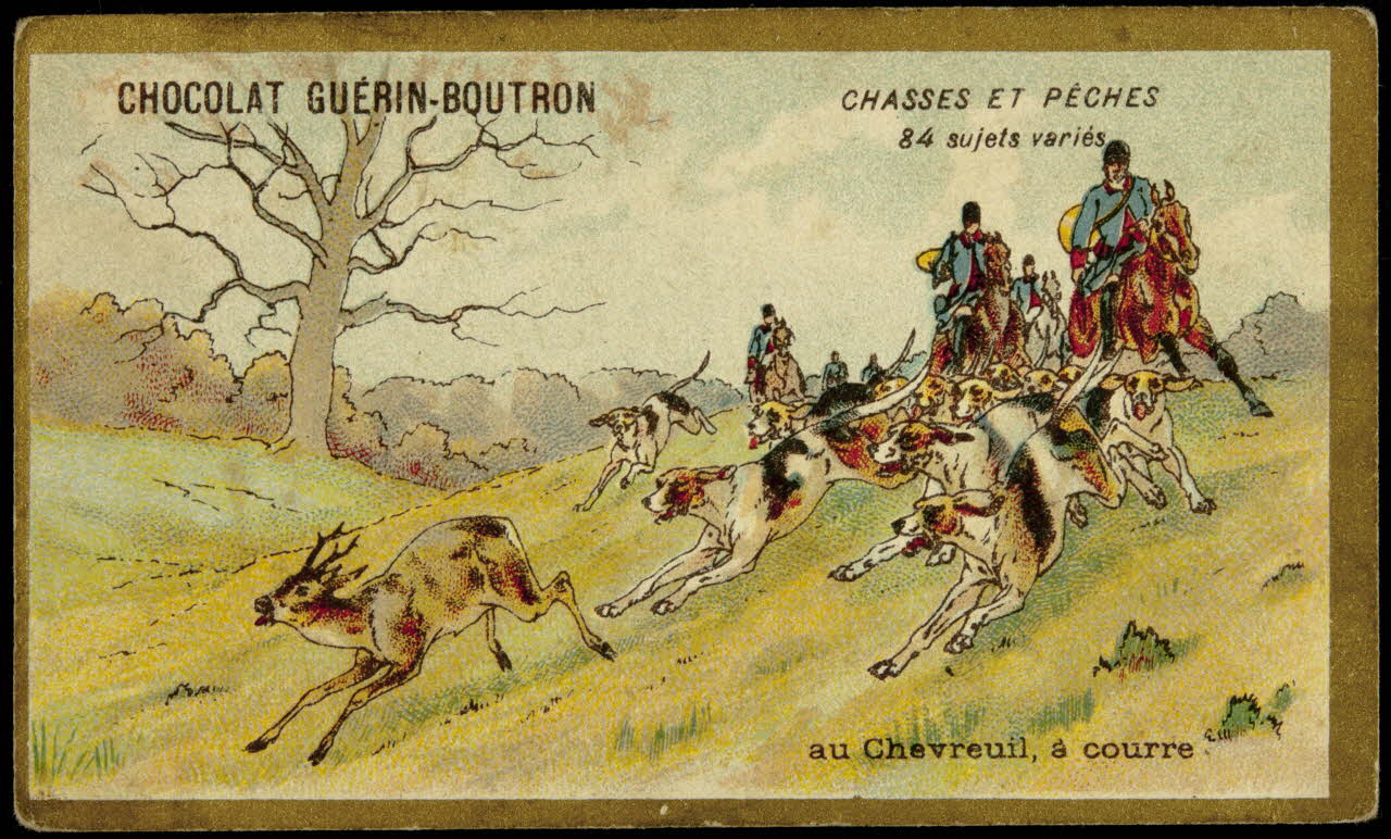 carte réclame CHASSES ET PECHES  au Chevreuil, à courre 1998.77.135.7 Photo