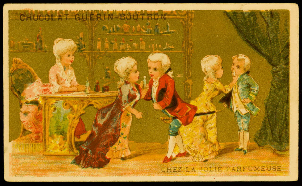 carte réclame CHEZ LA JOLIE PARFUMEUSE Paris 1888-1903 1998.77.147.2 Photo