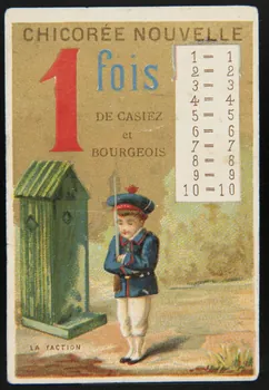 carte réclame LA FACTION 1998.77.152.1 Photo