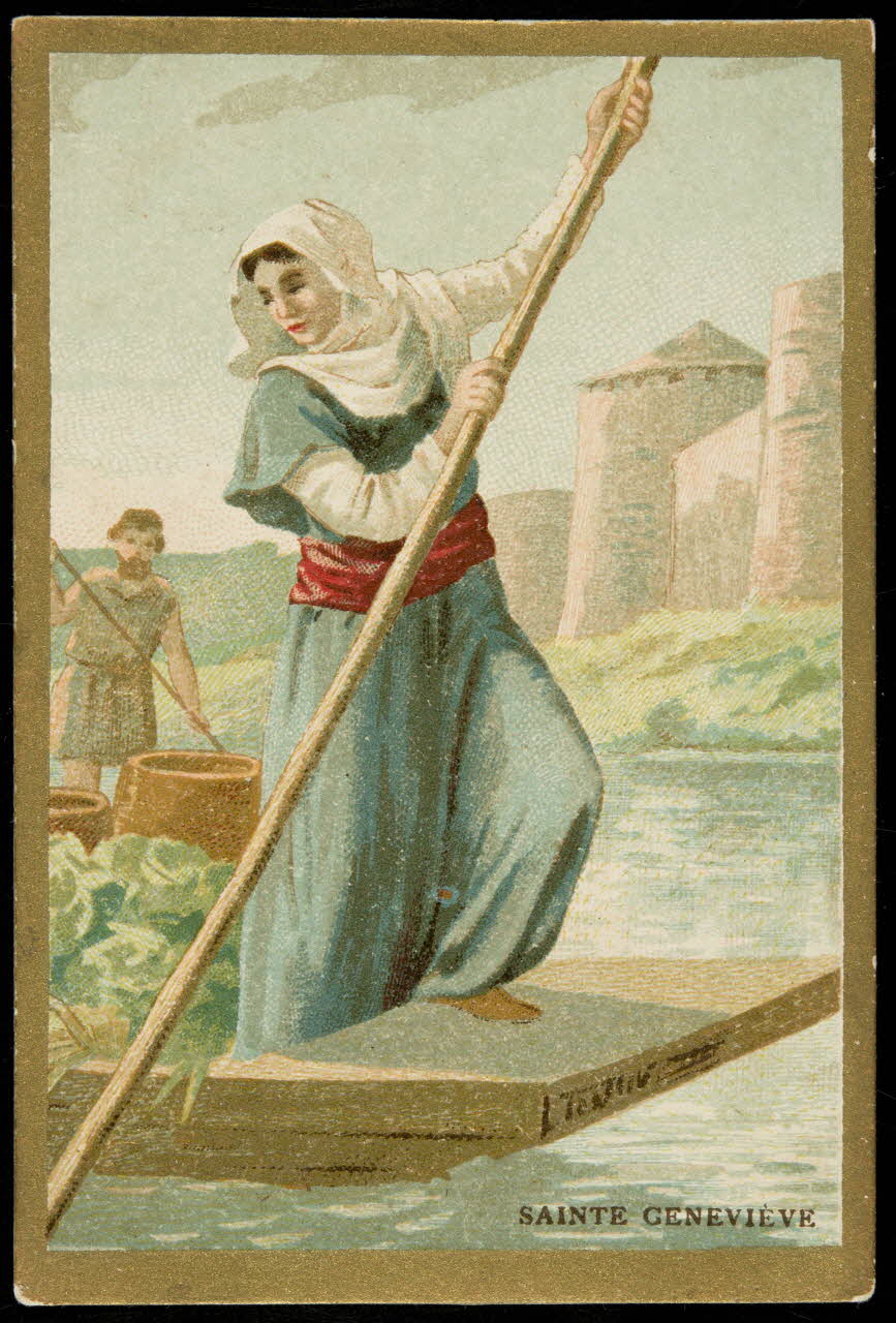 carte réclame SAINTE GENEVIEVE. 1998.77.154.1 Photo
