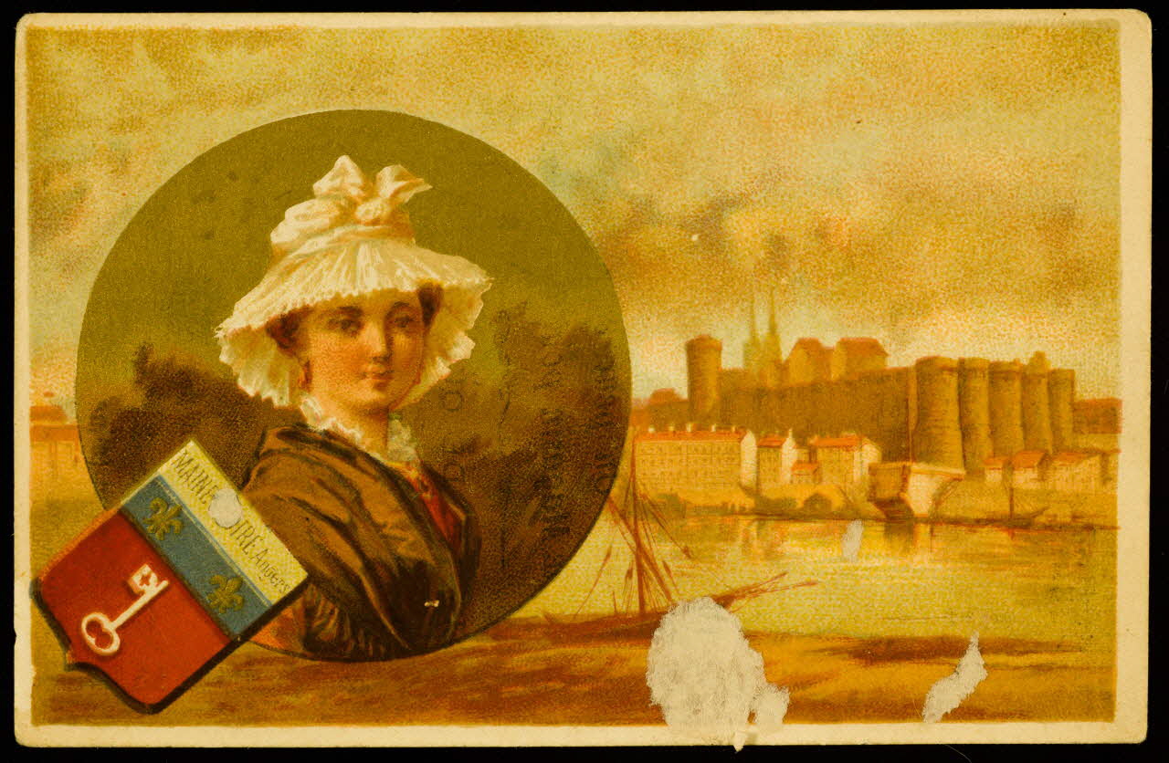 Bouillon-Rivoyre carte réclame MAINE-LOIRE Angers Paris 1882-1890 1998.77.160.1 Photo