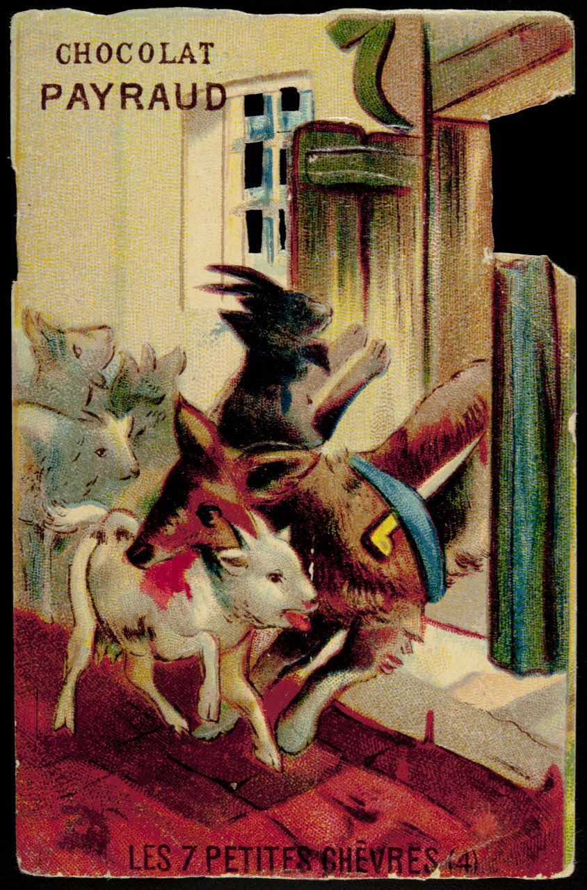 carte réclame LES 7 PETITES CHEVRES (4) 1998.77.171.1 Photo