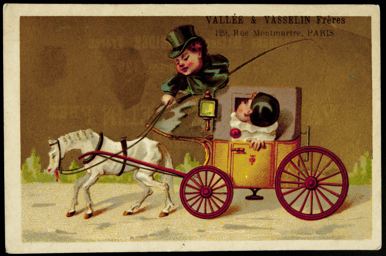 carte réclame Voyage périlleux en carrosse 1998.77.186.2 Photo
