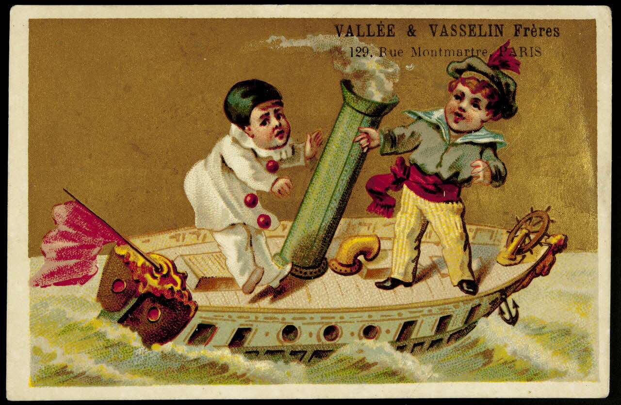 carte réclame Promenade en mer 1998.77.186.5 Photo