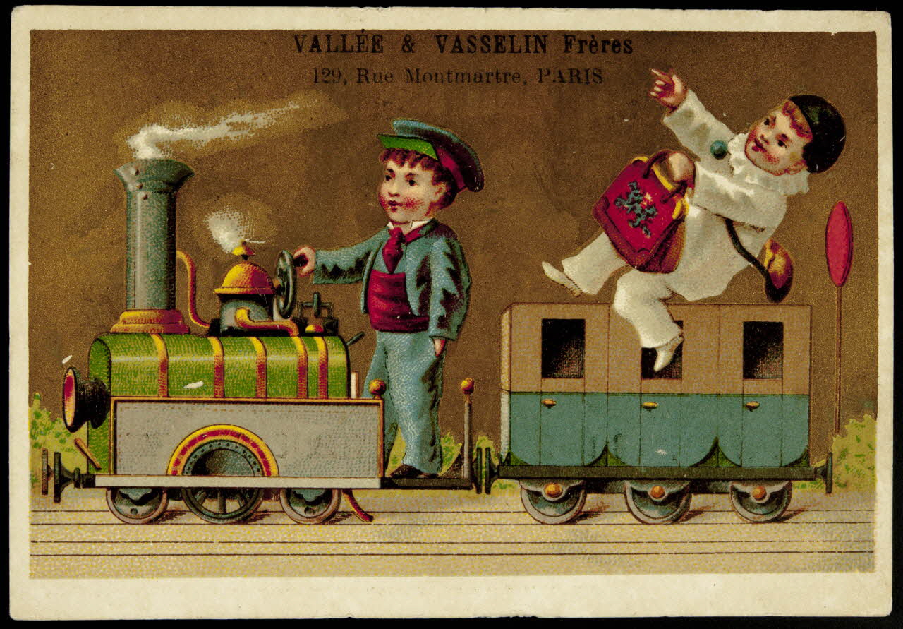 carte réclame Promenade en train 1998.77.186.6 Photo