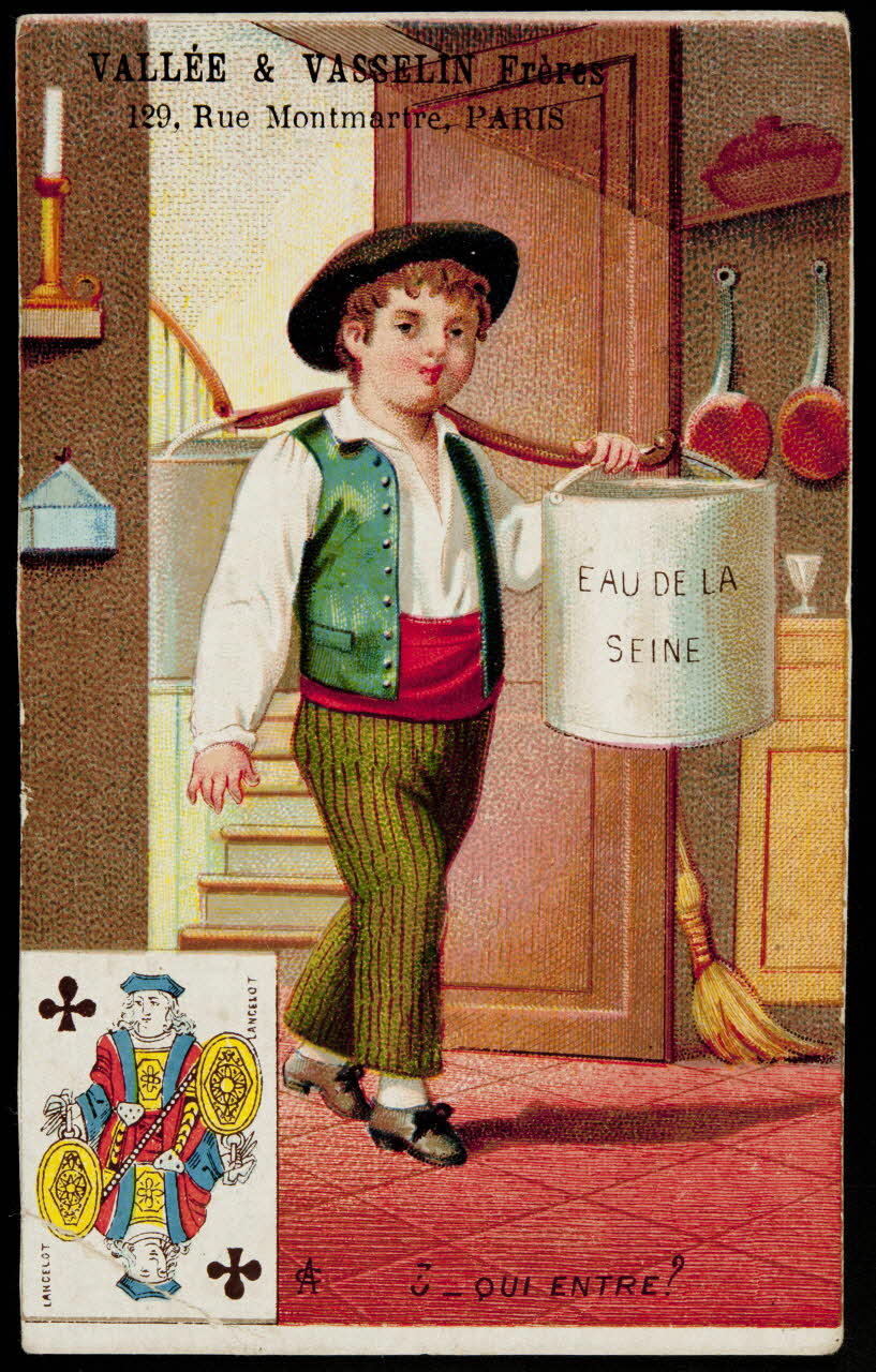 carte réclame 3 - QUI ENTRE ? 1998.77.190.3 Photo