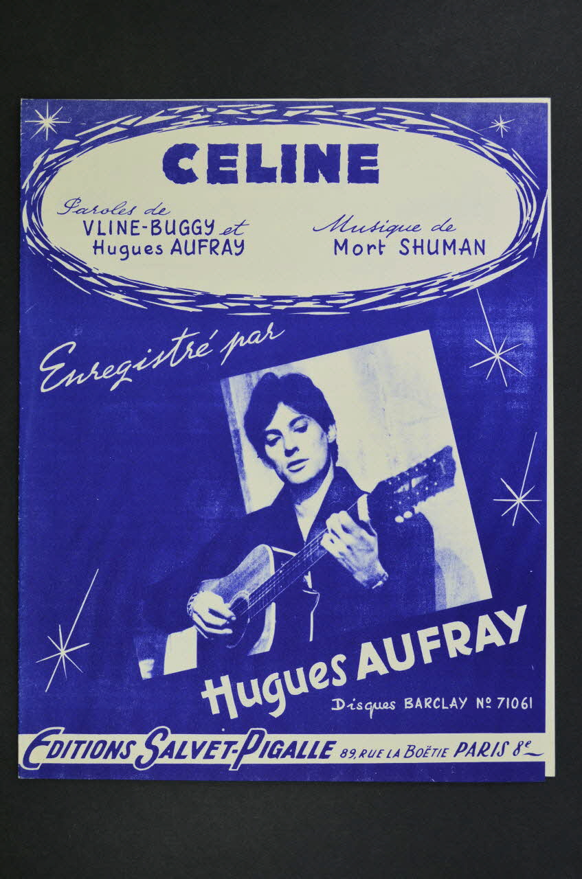 Vline-Buggy ; Mort Shuman ; Hugues Aufray ; Salvet-Pigalle; chanson petit format 1966 1969.88.1395 Photo Mucem