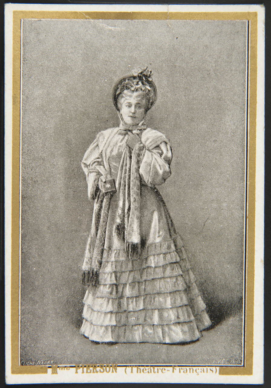 carte réclame Mme PIERSON (Théâtre-Français) 1998.77.201.2 Photo