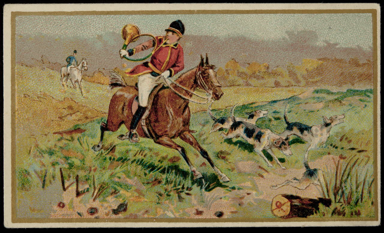 carte réclame Chasse à courre 1998.77.202.1 Photo