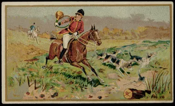 carte réclame Chasse à courre 1998.77.202.1 Photo