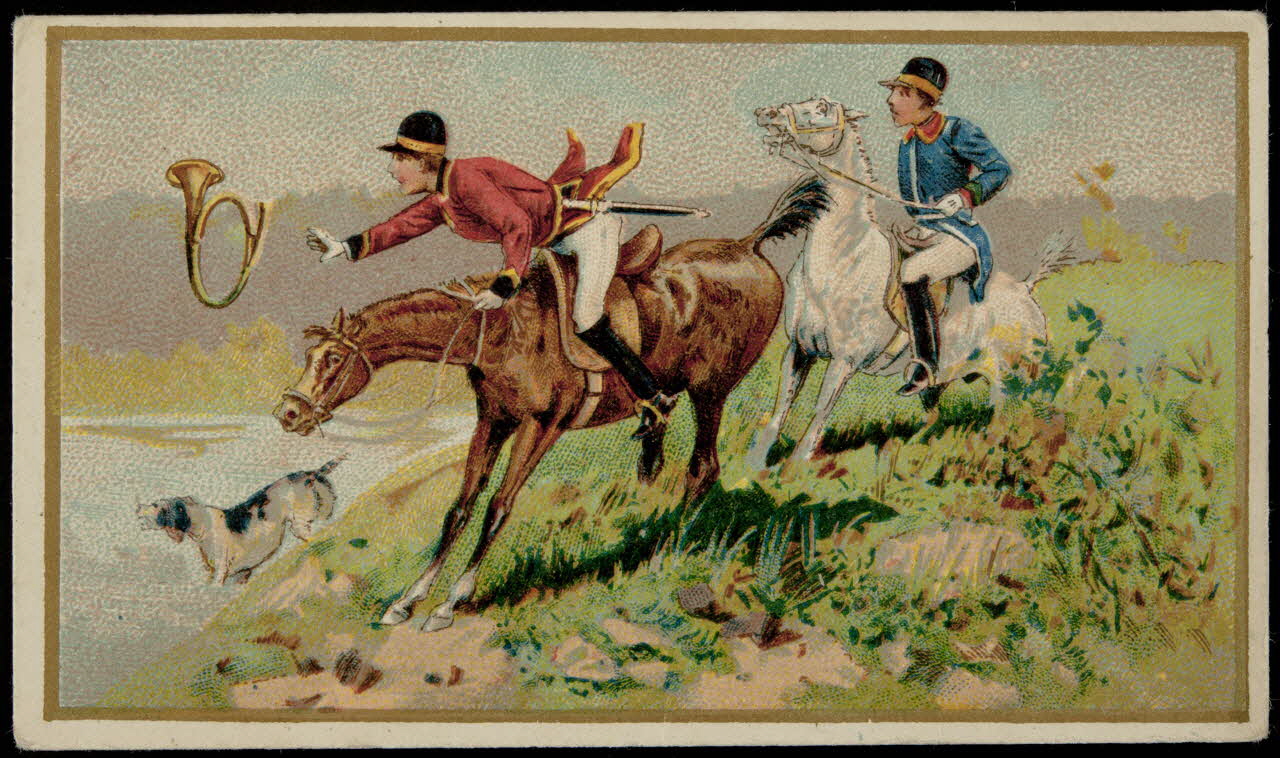 carte réclame Chasse à courre 1998.77.202.2 Photo