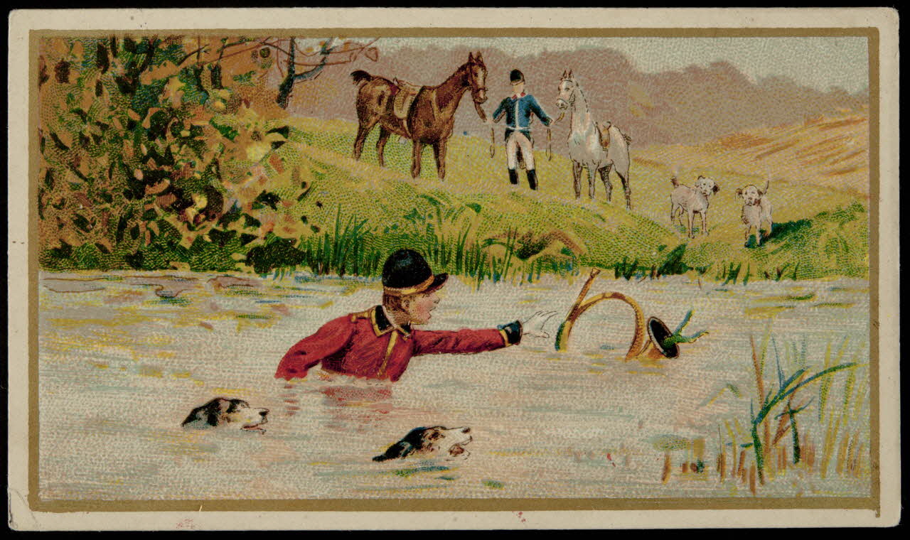 carte réclame Chasse à courre 1998.77.202.3 Photo