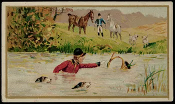carte réclame Chasse à courre 1998.77.202.3 Photo