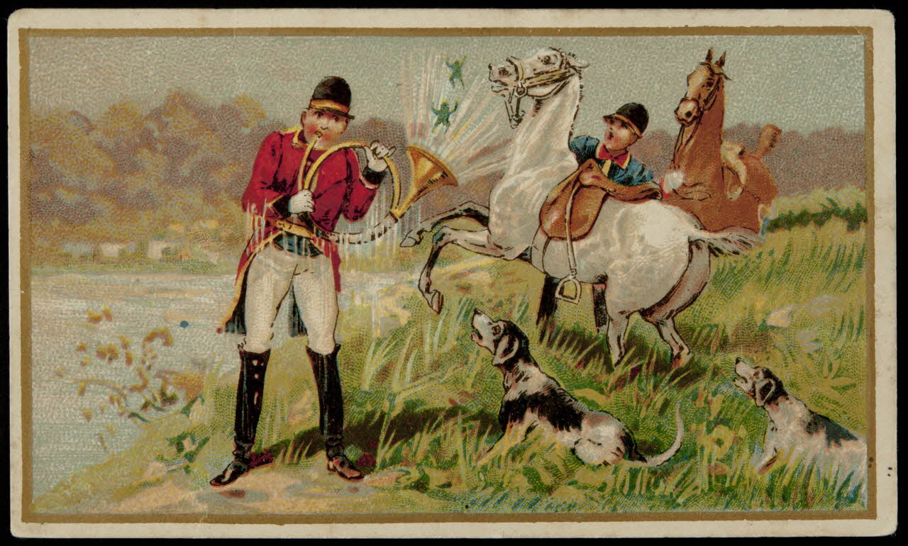 carte réclame Chasse à courre 1998.77.202.4 Photo