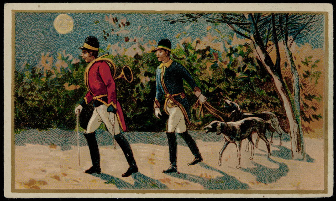 carte réclame Chasse à courre 1998.77.202.6 Photo