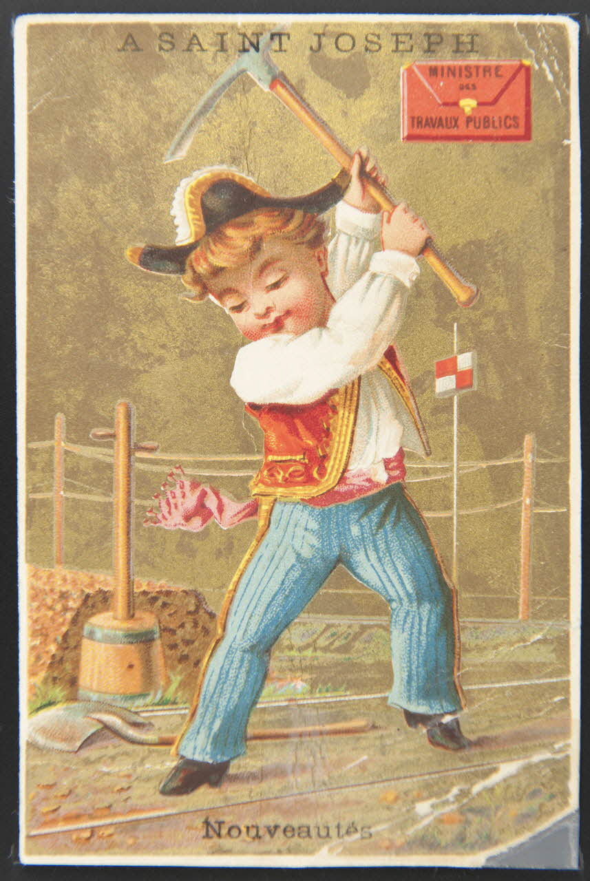 carte réclame MINISTRE  DES  TRAVAUX PUBLICS 1998.77.210.4 Photo