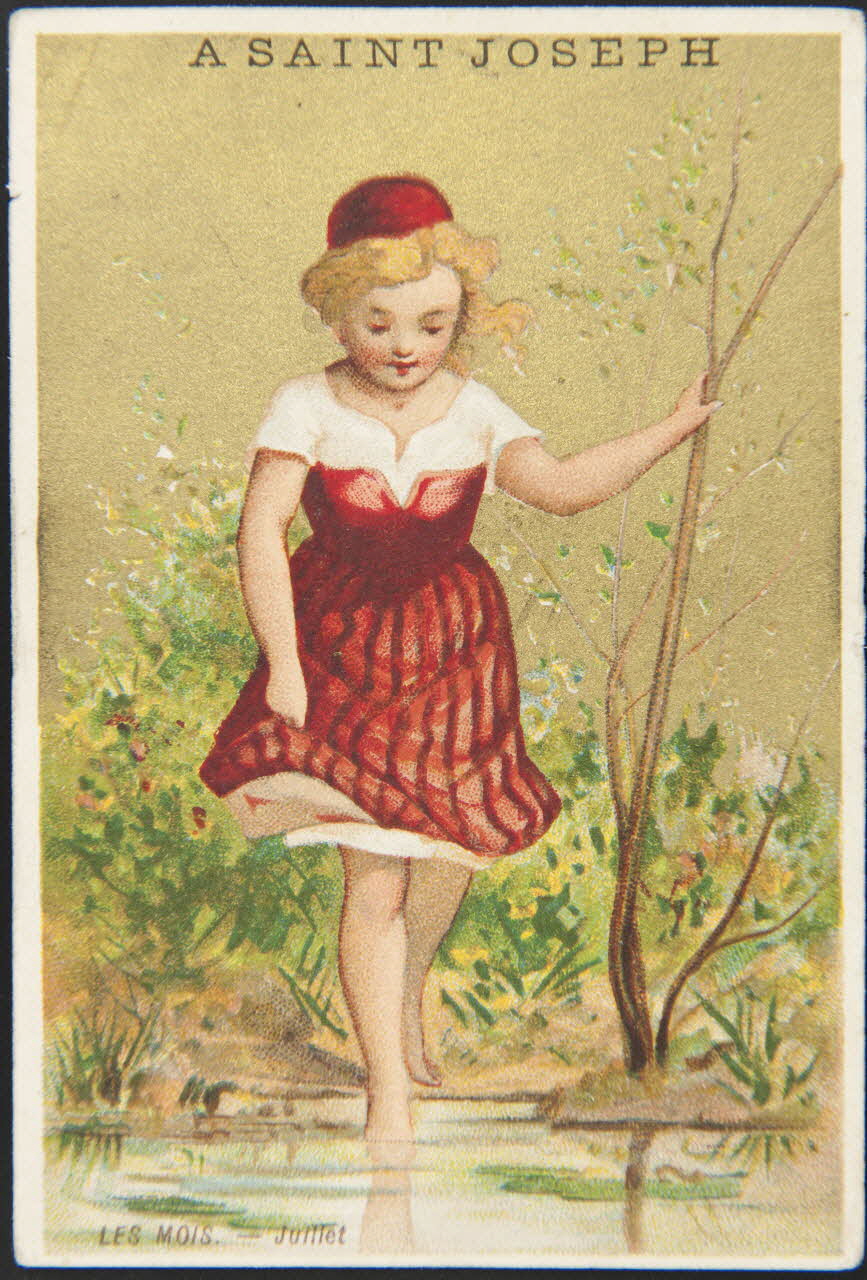 carte réclame LES MOIS. - Juillet 1998.77.211.7 Photo