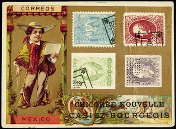 carte réclame CORREOS  MEXICO 1998.77.214.6 Photo