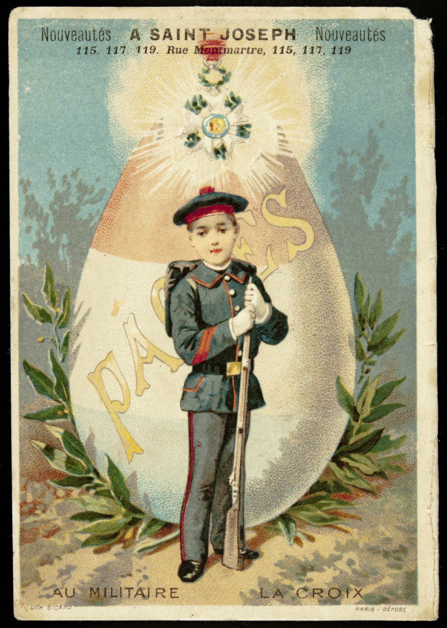 carte réclame AU MILITAIRE LA CROIX 1998.77.215.4 Photo