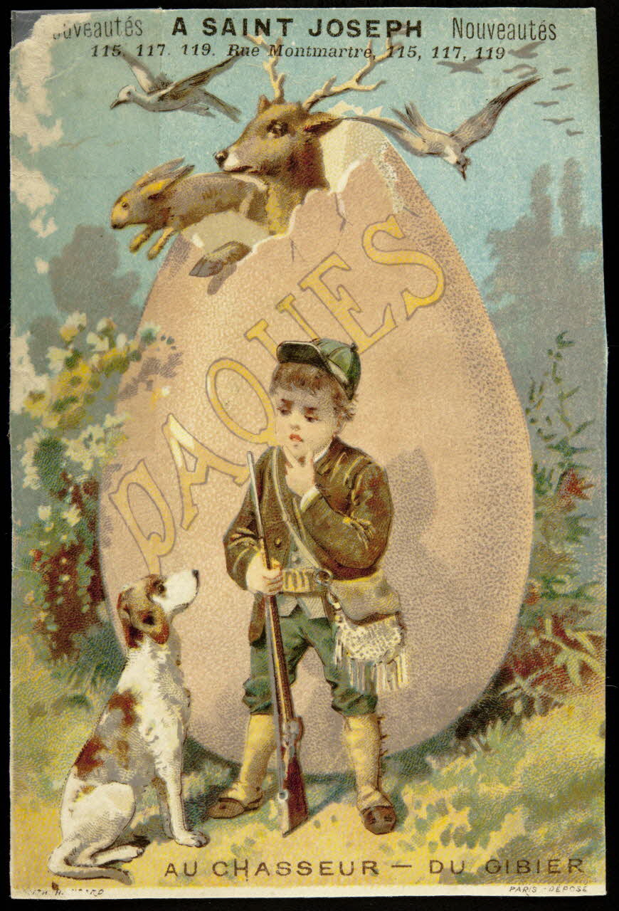 Henri Sicard carte réclame AU CHASSEUR - DU GIBIER Paris 1884-1890 1998.77.215.5 Photo