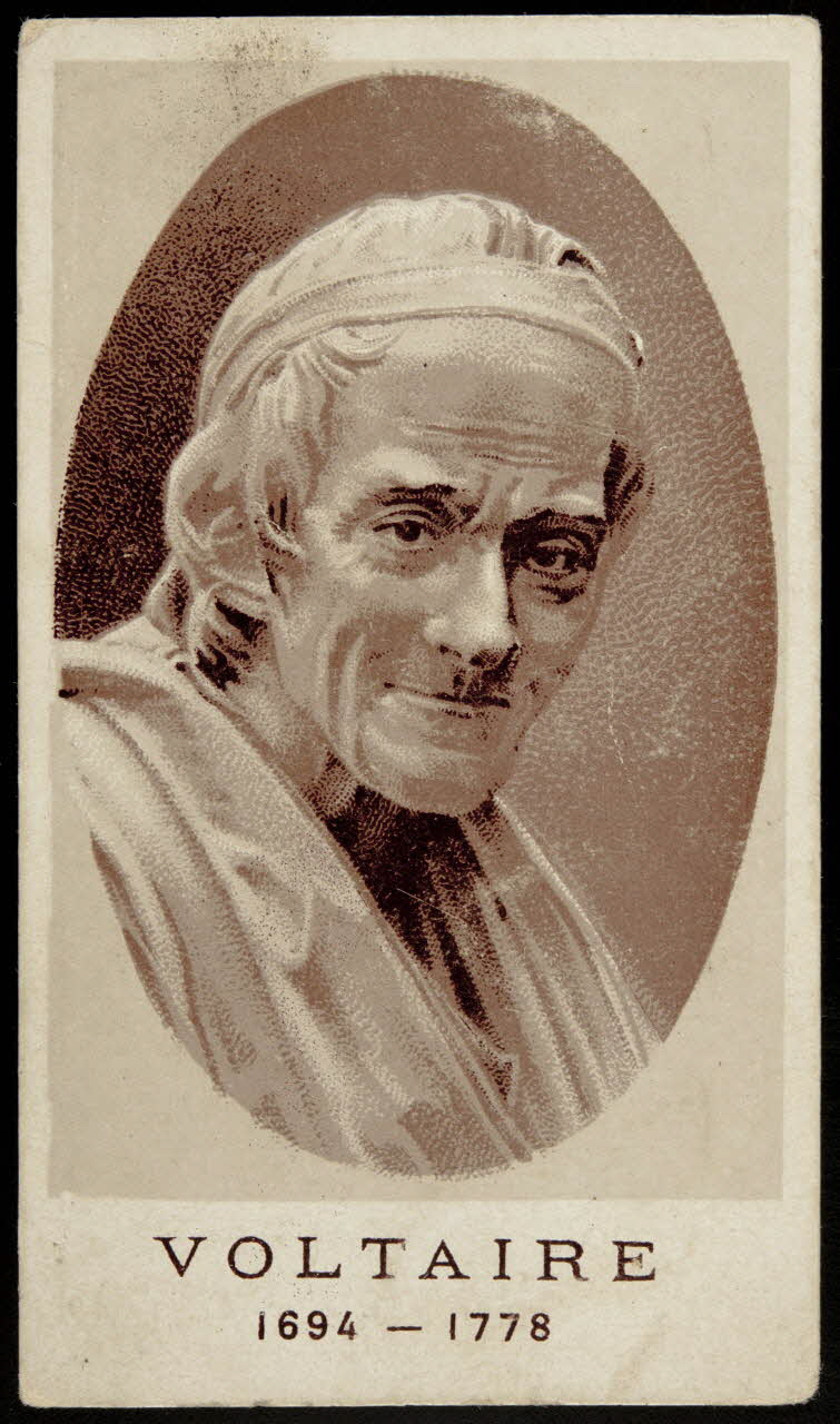 Chéret & Cie carte réclame VOLTAIRE  1694 - 1778 Paris 1881 1998.77.223.1 Photo