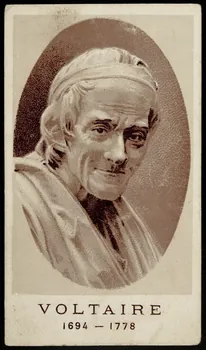 Chéret & Cie carte réclame VOLTAIRE  1694 - 1778 Paris 1881 1998.77.223.1 Photo