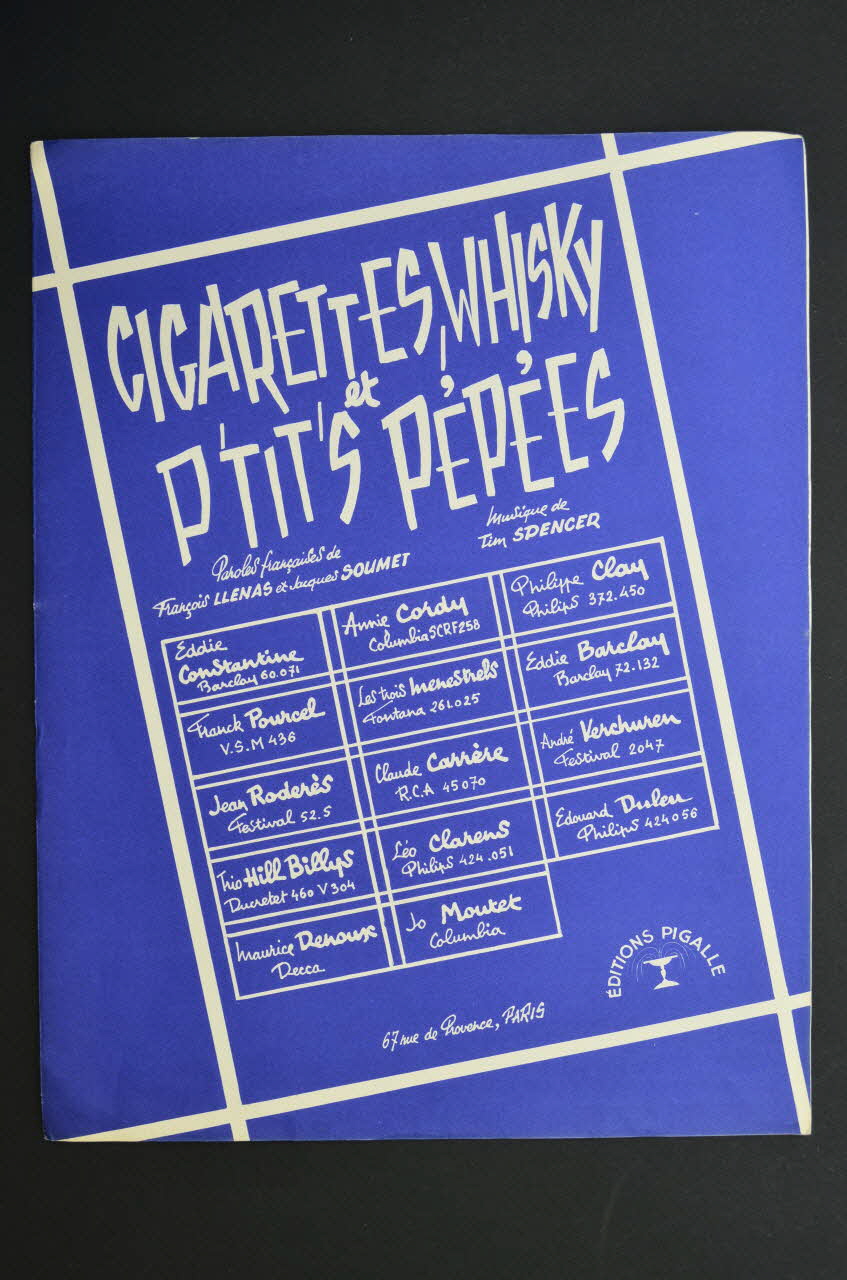 chanson petit format 1969.88.1397 Photo Mucem