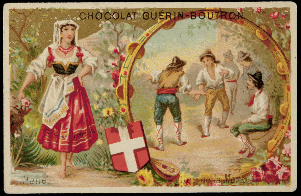 carte réclame Italie (Jeu de la Mora) 1998.77.244.1 Photo