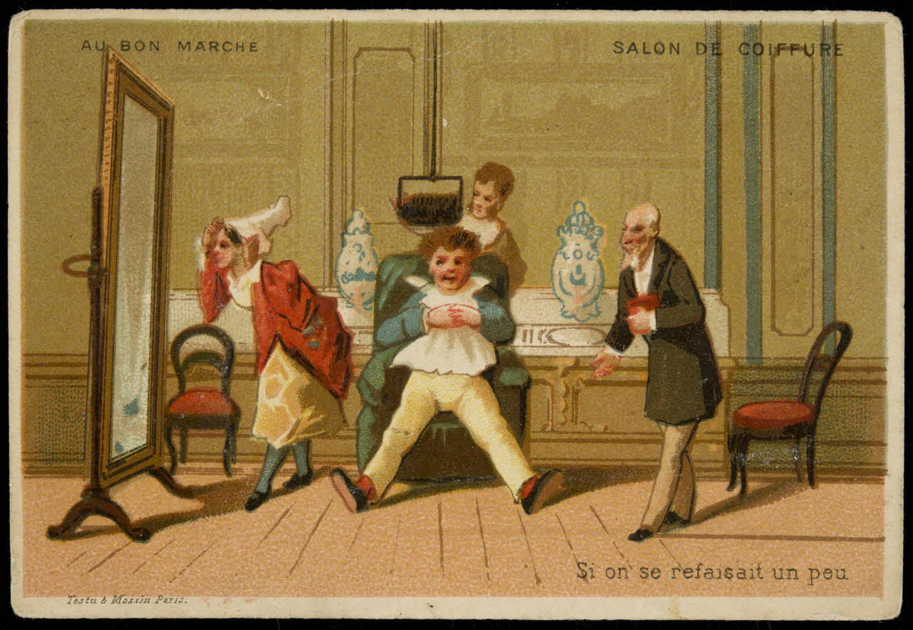 carte réclame SALON DE COIFFURE  Si on se refaisait un peu 1998.77.264.1 Photo