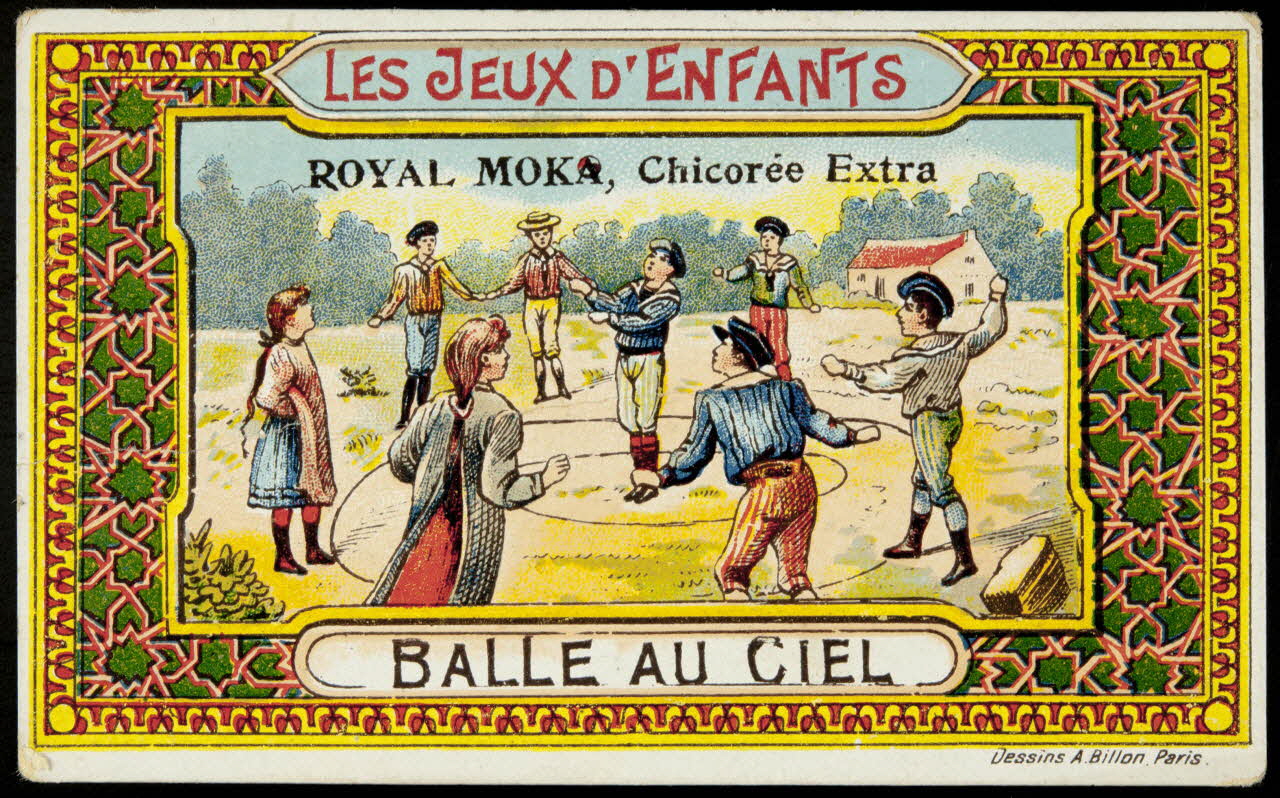 carte réclame LES JEUX D'ENFANTS  BALLE AU CIEL 1998.77.268.1 Photo