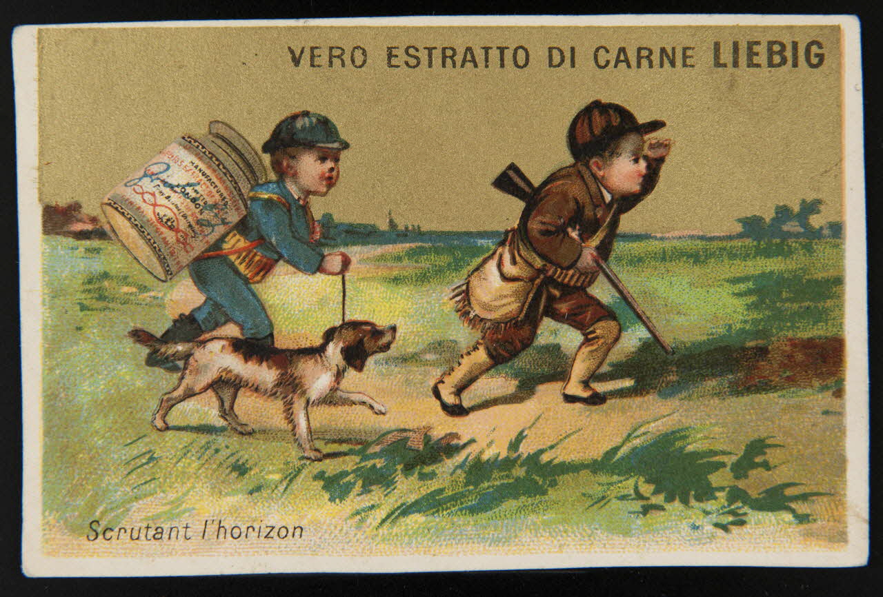 carte réclame Scrutant l'horizon Paris 1883-1887 1998.77.269.2 Photo