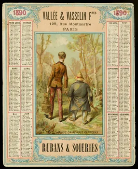 carte réclame 6_ JAMAIS ON NE NOUS REPINCERA  1890 Paris 1890 1998.77.274.1  Photo